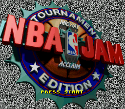 NBA Jam - Tournament Edition Title Screen